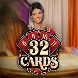 32 Cards slot icon by Ezugi, available at Spinstein Casino