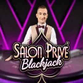 Official Live Casino logo: Blackjack Salon Privé by Ezugi at Spinstein Casino