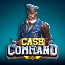 Cash of Command slot logo by Play'n GO at Spinstein Casino